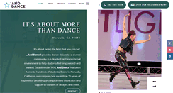 Desktop Screenshot of anddance.com